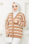 Women's Striped Casual Jacket Cardigan