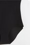 Laser Cut Extra High Waist Shaping Slip Corset Black Color - 2