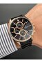 Men's Wristwatch Steel Strap Black Color 3 Atm Water Resistance