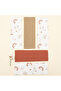5-Piece Shoulder Wipes Set - Brown Rainbow - Earth Muslin - Dark Tile Muslin