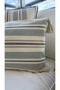 2-Piece Linen Tassel Detailed Throw Pillow Set Mint - Ecru - 8