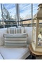 2-Piece Linen Tassel Detailed Throw Pillow Set Mint - Ecru - 3