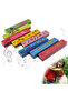 Wooden Children's Harmonica Educational Harmonica Musical Instrument for Kid - 5