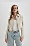 Bomber Shirt Collar Blazer Jacket B9422AX24SP - 3