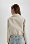 Bomber Shirt Collar Blazer Jacket B9422AX24SP - 7