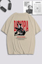 Unisex Women Men's Battle With Medusa Printed Special Design Oversize T-shirt