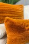 Plush Rabbit Throw Pillow Cover Imported Premium Fabric Rectangular - Cinnamon - 3