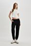 High Waist Jogger Sweatpants with Pockets W1505Az24Sp