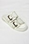 S518106509 White Women's Slippers - 4