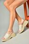 S996741209 Beige Thick Soled Women's Slippers