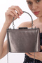 Women's Platinum Color Plating Evening Dress Clutch Portfolio Bag - 3