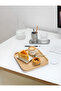 Bamboo Serving Plate, 2 Pieces 20x20 cm Luxury Square Presentation Set - 2