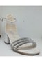 Miniwomen 02 Children's Open Ankle Strap Stoned Evening Dress Shoes