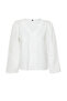 Ecru Collar Ruffle and Lace Detailed Woven Blouse TWOSS24BZ00167 - 6