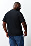 Big Size Black Regular/Normal Cut 100% T-Shirt Tmnss23Ts00134 - 6