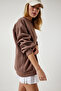 Women's Mink Raised Basic Sweatshirt OW00001 - 3