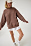 Women's Mink Raised Basic Sweatshirt OW00001 - 5
