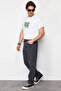Antrasit Smoke Baggy/ 90's Straight Fit Jeans Bol Kot Pantolon TMNSS24JE00012 - 7