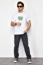 Antrasit Smoke Baggy/ 90's Straight Fit Jeans Bol Kot Pantolon TMNSS24JE00012 - 6