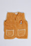 Embroidered Plush Fleece Baby Kids Vest Wellsoft Vest - 4