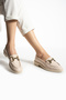 Jane Women's Loafer Moccasin Casual Buckle Detail Daily Shoes - 2