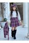 Girl's Plaid 4 Piece Set - 5