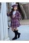 Girl's Plaid 4 Piece Set - 3