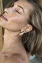 Gold Earrings - Tear Drop Model Women's Earrings - 2