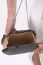 Platinum Color Glitter Material Women's Evening Dress Clutch Portfolio Wedding Engagement Henna Evening Bag - 6