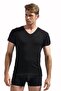 3-Piece Men's Athlete Half Sleeve V-Neck 100% Cotton Rib 3206 - 2