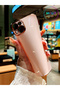 Petrol Blue Edges Luxury Silicone Case for iPhone 14 with Gold Detail - 5