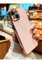 Luxury Silicone Case with Rose Edges Gold Detail for iPhone 14