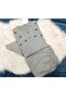 Wide Fit Winter Blue Flower Pattern Plus Size Mother Pajama Set - 3