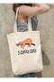 Lazy - Five Minutes More Designed Tote Bag Cloth Bag
