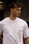 Men's Oversize Plain Cotton T-shirt - 4