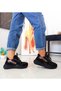 Black Color Flat Sole Laces 36-37-38-39-40 Number Sneakers Women - 5