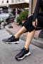 FAİNN WOMEN'S BLACK Genuine Leather EVA SOLE SNEAKER - 2