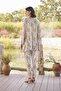 Monamise Women's Floral Patterned Lace Maternity 3-Piece Pajamas Set 24076 - 5