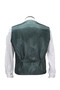 MEN'S VEST V NECK GREEN PLAID 50617 - 5