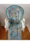 Double Sided 100% Cotton High Chair Cushion (HAVE BELT PLACES)