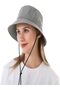 Summer Beach Foldable Fisherman Bucket Hat Drawstring Waterproof AntiUV Protection Camping Hiking Mountaineering - 2