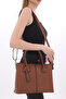 New Season Women's Bag in Tan Color, Can Be Used in Hand and with Shoulder Strap - 2