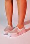 PURCAN Pearl Glitter Mesh Thick Soled Women's Casual Shoes - 4