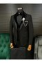 New Black Groom Suit 017 Model - 5
