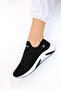 Women's Black Sneakers 16979 - 6