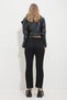 Women's Black Elastic Waist Loose Trousers ALC-X11545 - 6