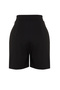 Black Regular Boy Straight/Straight Cut Shorts & Bermuda Twoss24Sr00008 - 8