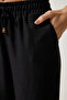 Women's Black Oversize Shirt Loose Pants Set MP00025 - 6
