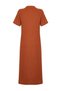 Cinnamon Polo Collar Short Sleeve Wrap/Textured Knitted Midi Dress TWOSS24EL00478 - 8