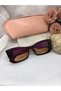 Ode Cat Eye Plum Colored Women's Sunglasses - 7